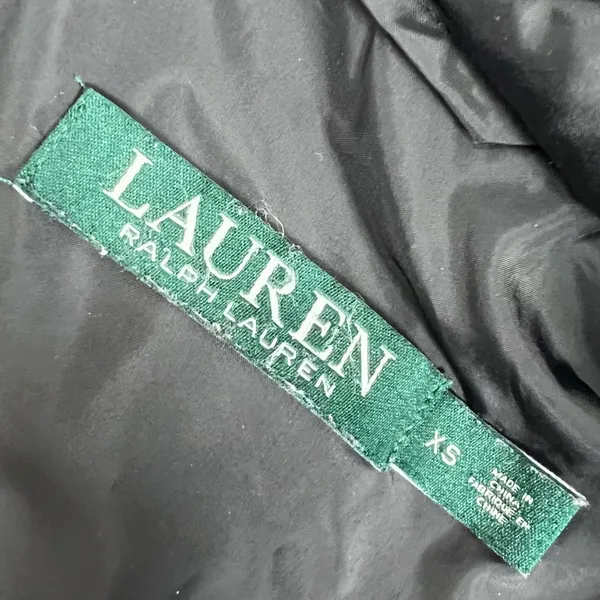 Lauren Ralph Lauren Black Quilted Coat with Removable Hood - Image 8