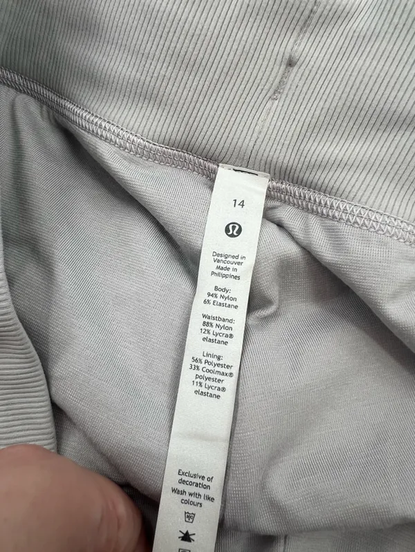 Lululemon‎ Dance Studio Mid-Rise Jogger Full Length dove gray sz 14 - Image 5