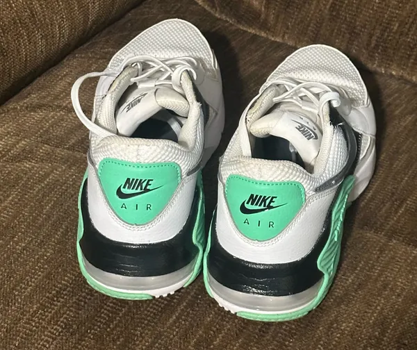 Nike Air Max Women's Excee White Green Gray Athletic Shoes US 8 UK 5.5 EU 39 - Image 3