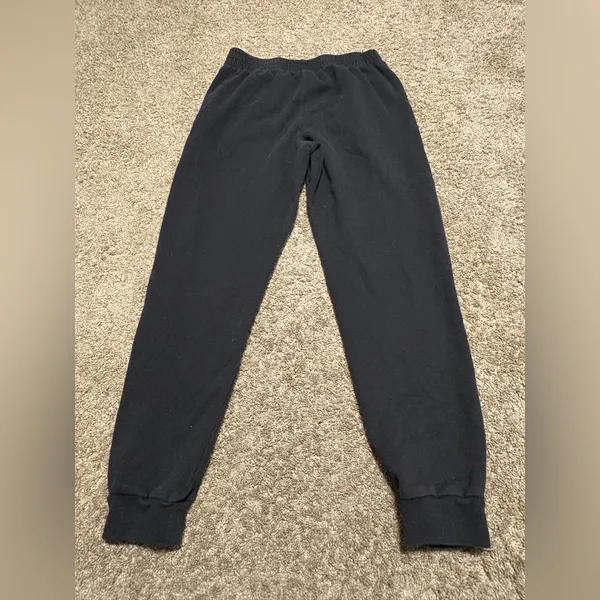 (Adidas) Black Comfy Sweatpants: Size Large - Image 2