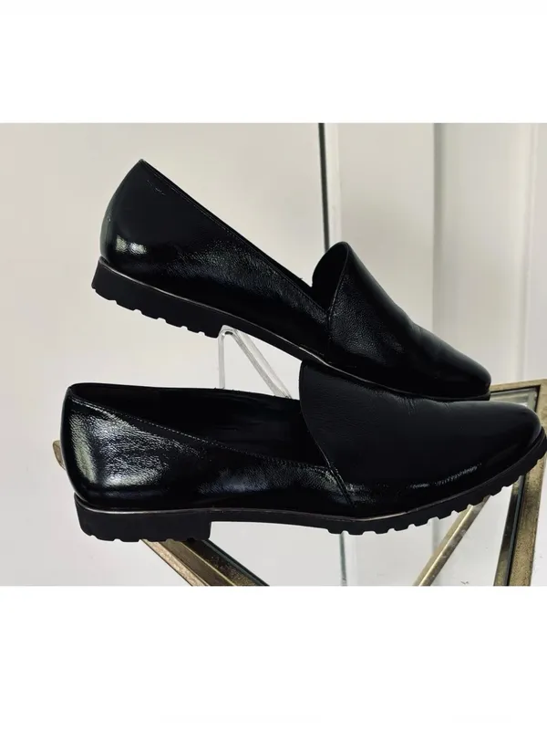 Women's Paul Green patent black leather uptown loafer UK Size 7 (US 9.5) - Image 3