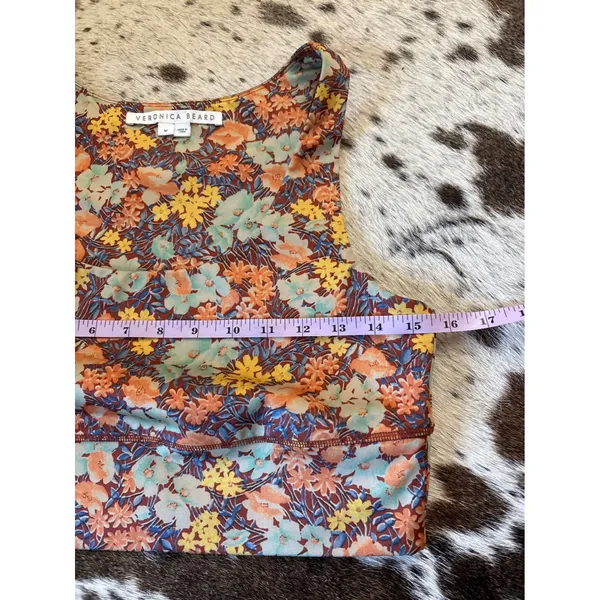 Veronica Beard Malea sports‎ bra Size Medium Floral Print - Image 5