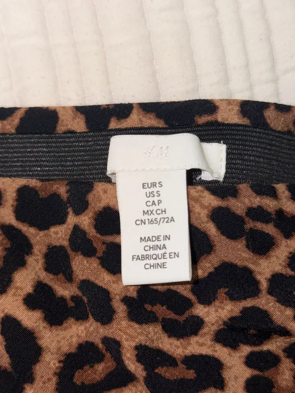 H&M Cheetah Print Midi Slip Skirt - Image 2