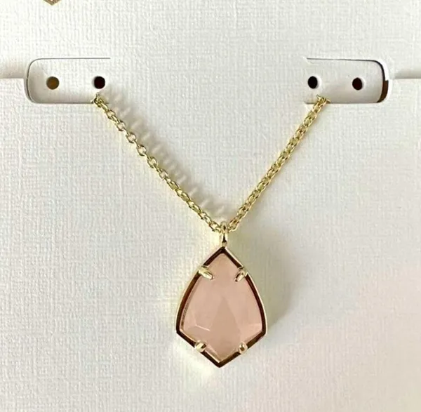 NWT Kendra Scott Rose Quartz Necklace - Image 2