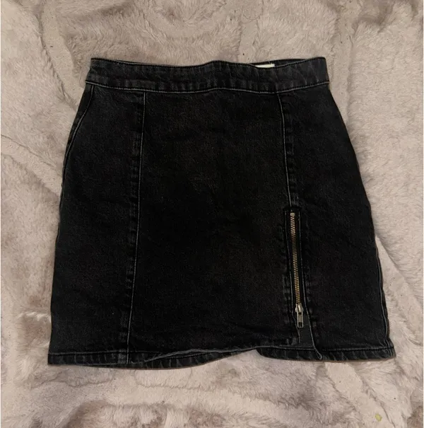 Free People Skirt Mini Denim - Image 2