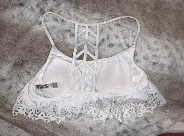 Victoria's Secret White Bikini Top - Image 4