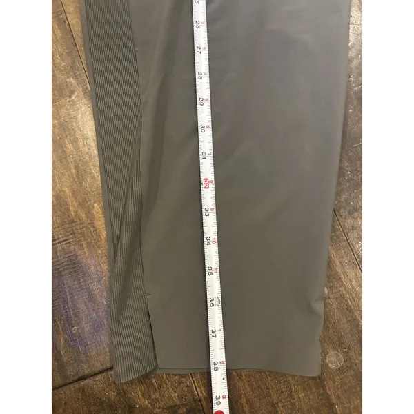 ATHLETA Brooklyn Ankle Pant Womens Size‎ 18 Olive Lightweight City - Image 6