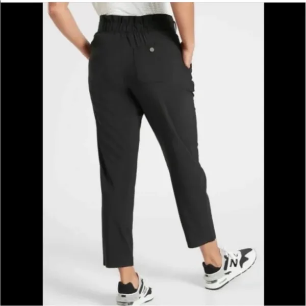 Athleta Skyline‎ Paper Bag Waist Pants size 4 - Image 3