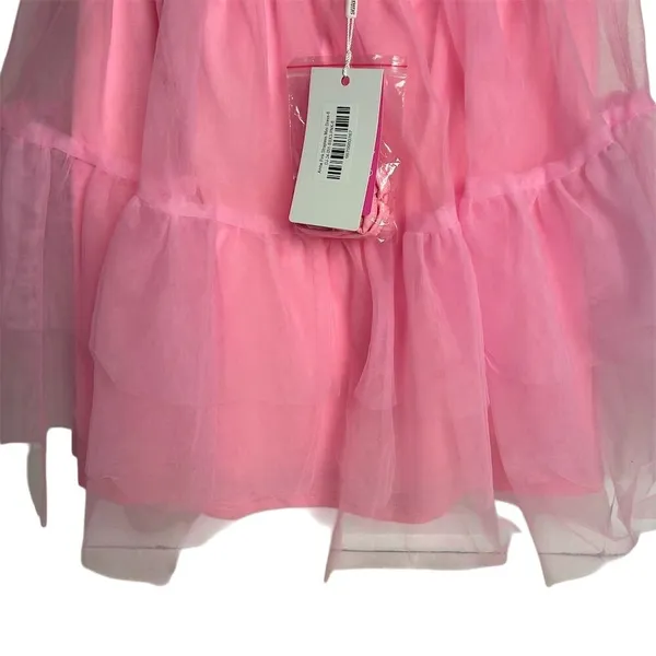 Beginning Boutique Pink Strapless‎ Tulle Mini Dress Size 2 Party Cocktail - Image 6