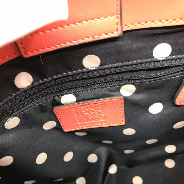Anne Klein Dark Blue Leather Shoulder Bag - Image 7