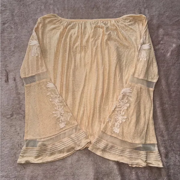 Free‎ People Women’s Lightweight Pullover Long Sleeve Blouse Size Xsmall - Image 8