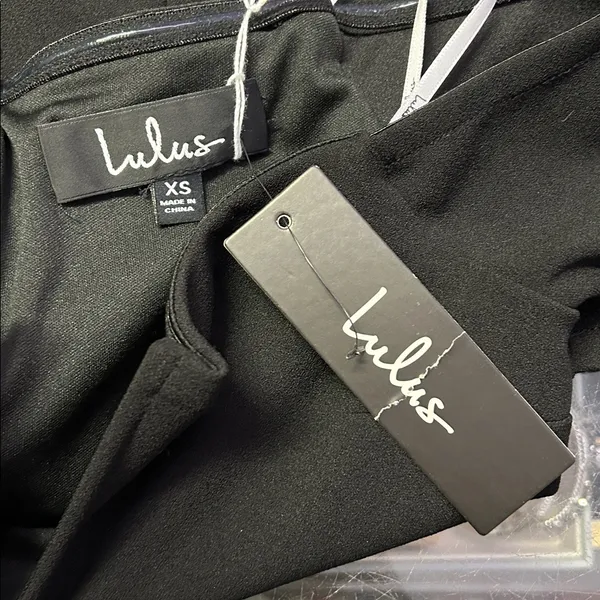 Lulus Cheers to This Black Off Shoulder Bodycon Mini Dress - size XS - MSRP $59! - Image 4