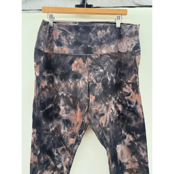 Lululemon‎ Align High-Rise Pant Womens 16 Diamond Dye Graphite Grey Pink Pastel - Image 2