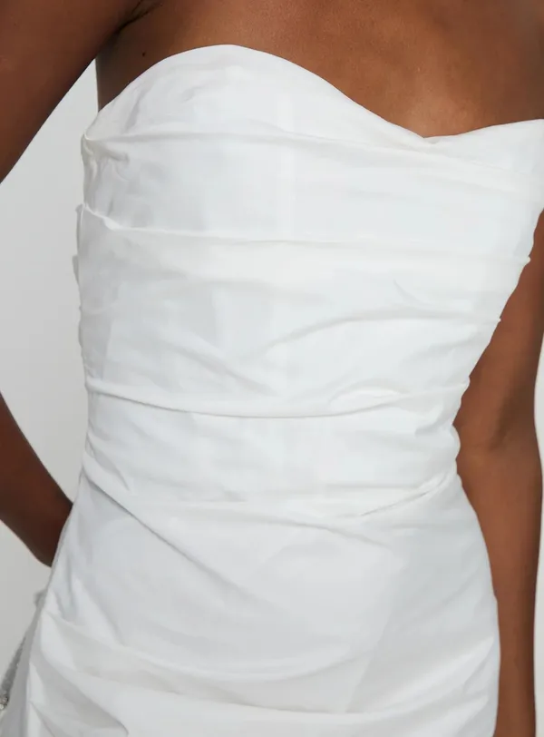 Princess Polly White Bradwell Mini Dress - Image 3