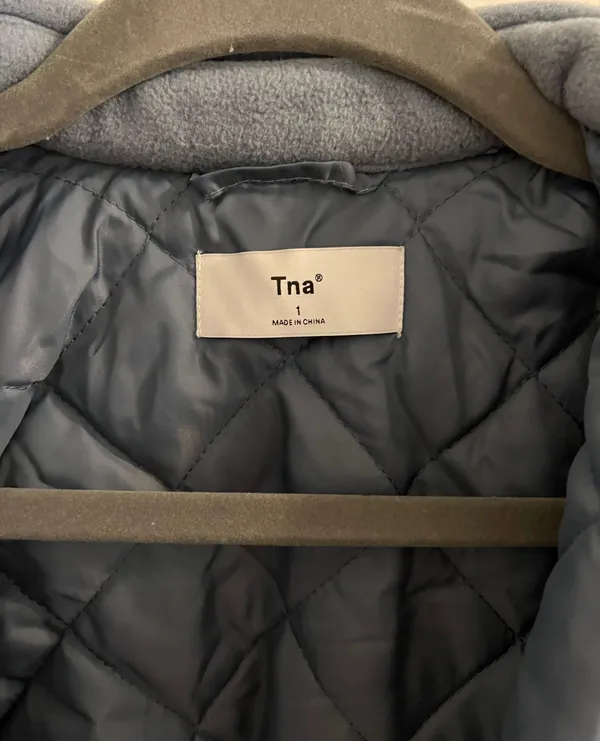 Aritzia Quilted Fleece Shacket - Image 2