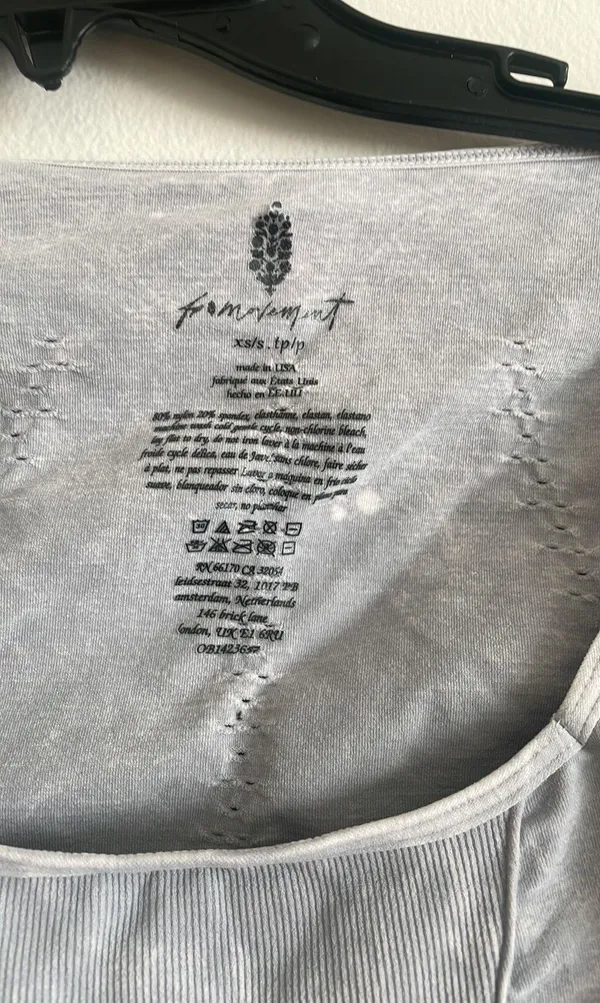 Free People Movement New Good Karma Onesie Ice Grey size XS/S - Image 4