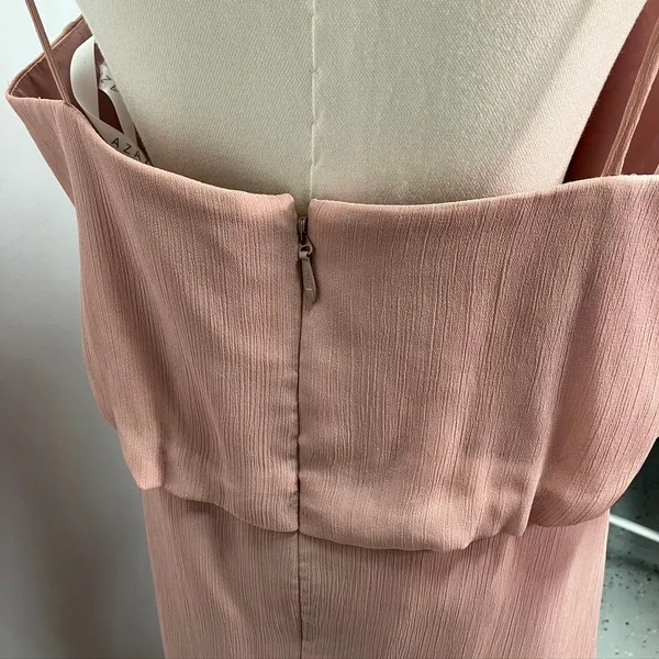 Azazie Rebecca Bridesmaid Dress Dusty Rose Pink‎ Custom Size Womens Wedding Prom - Image 5