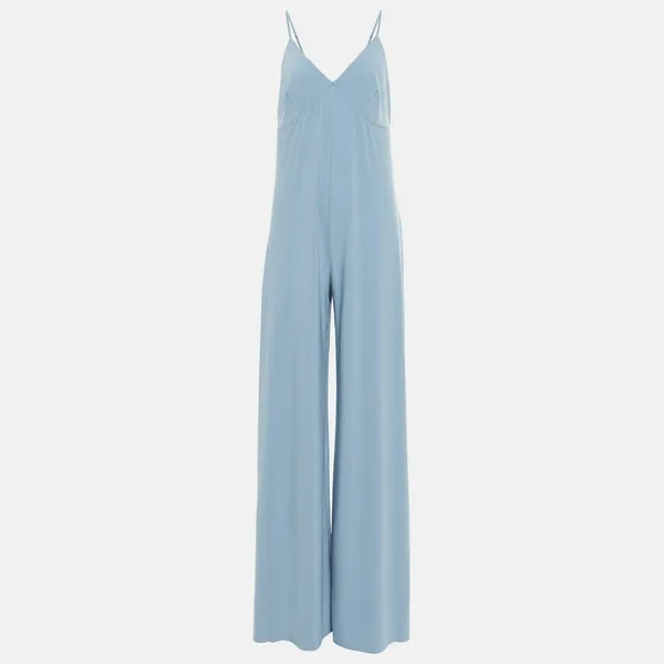 NORMA KAMALI x REVOLVE Slip Low Back Jersey Jumpsuit in Powder Blue Sz. XS - Image 6