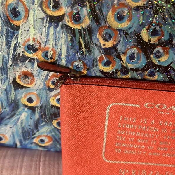 Coach Rare Vintage  Storypatch Large Pouch - Image 3