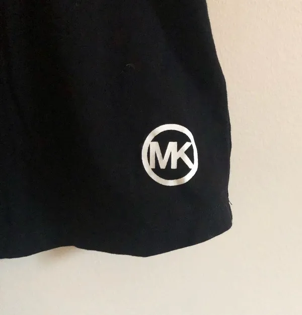 MK Black Cropped Tee - Image 2