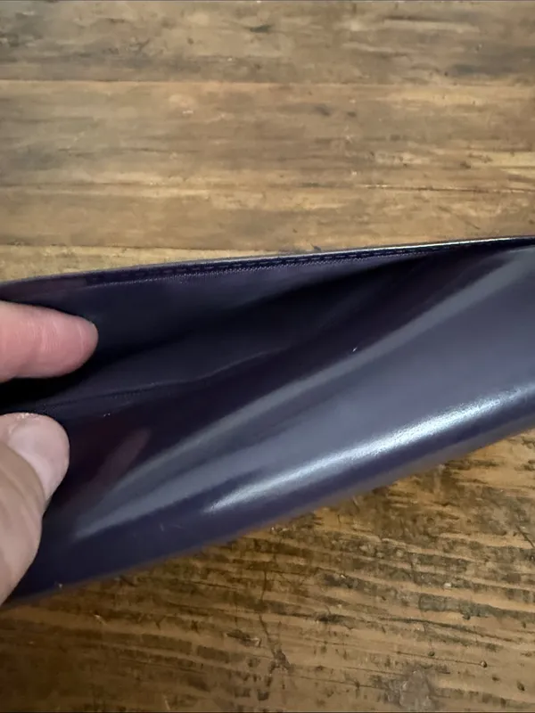 Lauren Ralph Lauren Purple GlossyLeather Wallet - Image 5