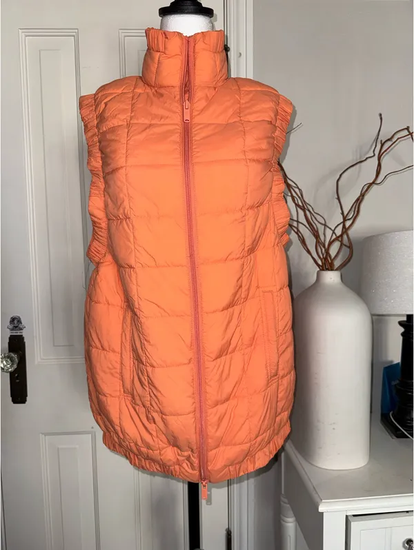 Free People Movement Coral Piper Puffer Vest Sz XS - Image 4