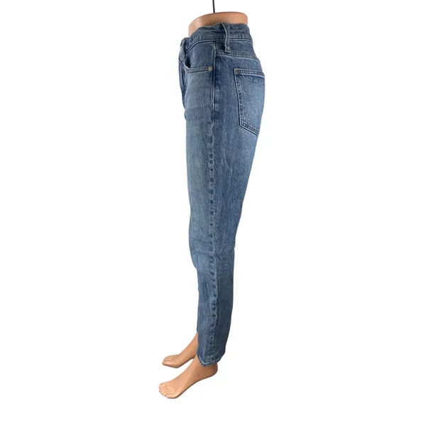Madewell The Perfect Vintage Women's Blue Straight High Rise Denim Jeans Size 25 - Image 3