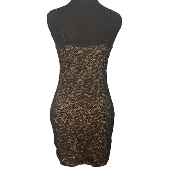 SheIn Black Lace Corset Bodycon Mini Dress Underwire Bustier Sz M (6) Valentines‎ Sexy - Image 2