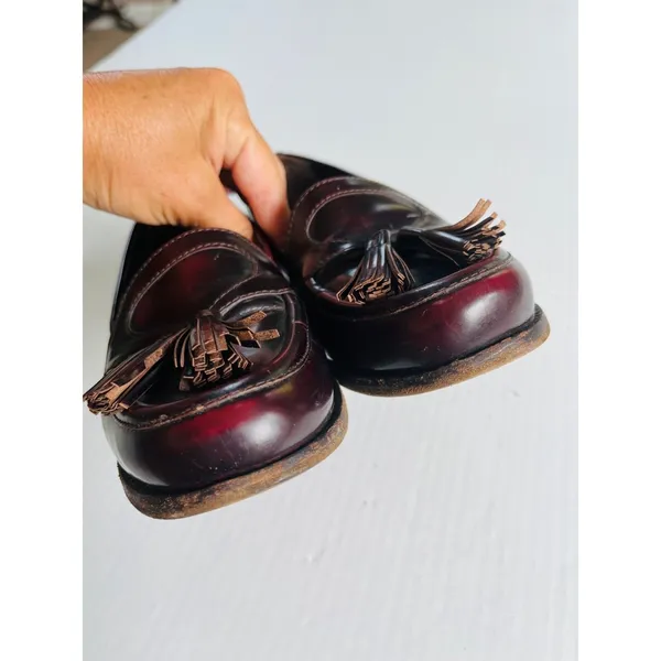 Bottega Veneta Sz 35.5 Merlot Astaire Calfskin Leather Slip On Loafer Shoes - Image 7