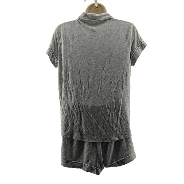 Stars Above Women's Gray Cloud Knit Pajama Top Shorts Set Xsmall - Image 6
