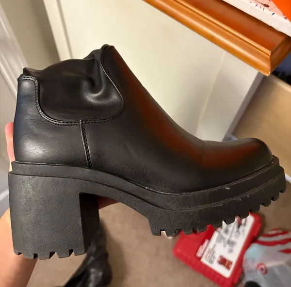 Diba True high high black leather boots - Image 5