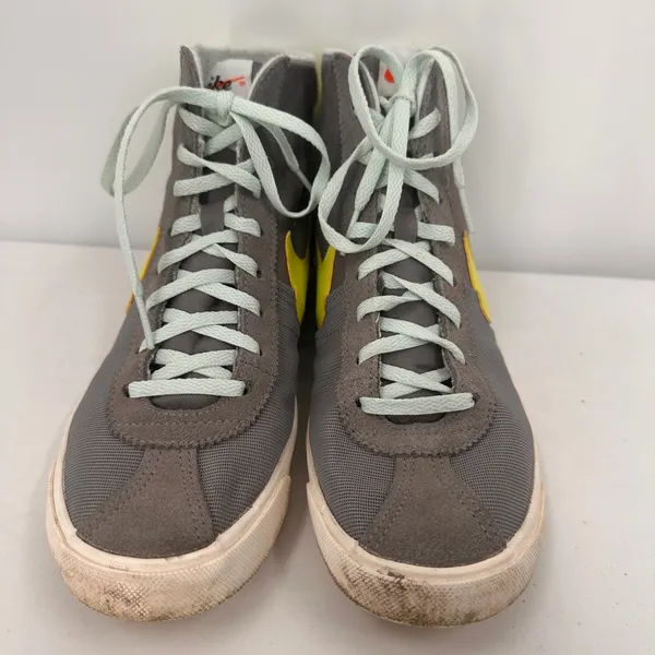 Nike Women's Grey Bruin Lite Nylon Mid Trainer Sneakers Size 8 - Image 5