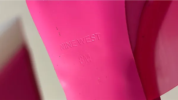 Nine West Hot Pink High Heels - Image 3