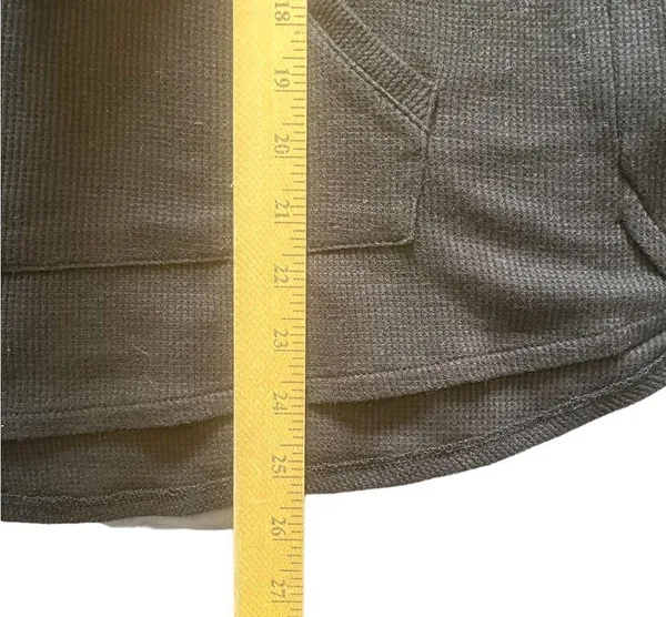 Michael Kors black long sleeve hoodie thermal shirt size large - Image 6