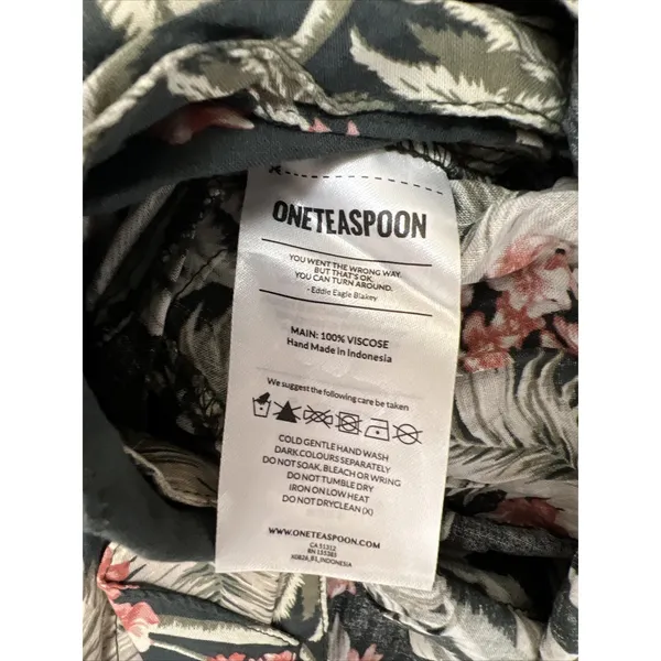 Revolve One‎ Teaspoon Tropical Print Romper Palm Tree Resort Beach Vacation - Image 6