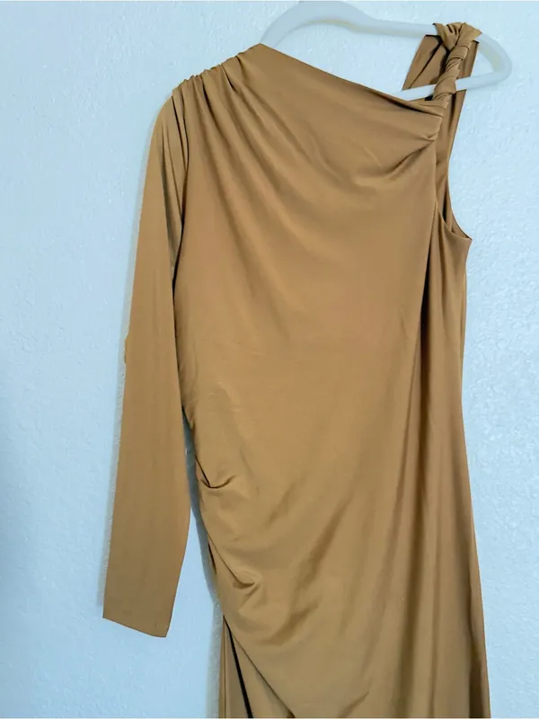 H&M Draped One-Shoulder Dress - Image 13