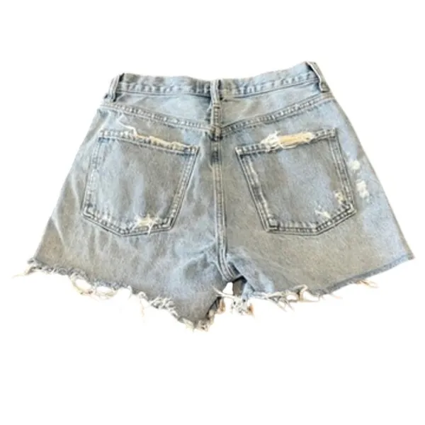 AGOLDE Dee Jean Short in Muse Blue, Size 26 - Image 6