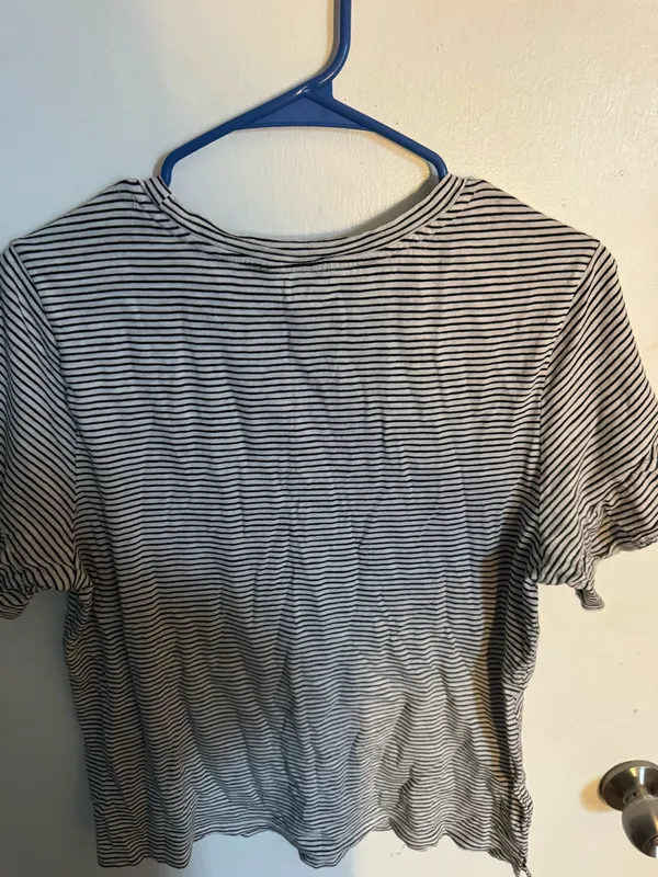 Striped Old Navy Navy Top - Image 2