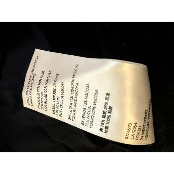 FREE PEOPLE Tell Me About It Top Black Velvet One Shoulder Size XS FEMININE - Image 7