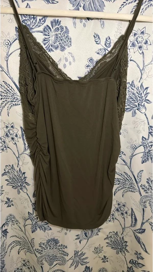 SheIn Lacey green tank - Image 2