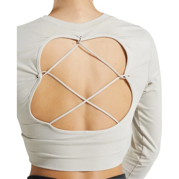 Gymshark Pause Open Back Long Sleeve Crop Top - Image 2