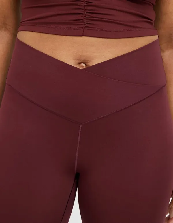 Aerie Flare Leggings Crossover - Image 3