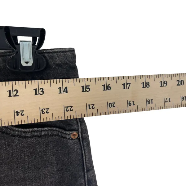 Urban Outfitters BDG Women's Size Small Black Distressed‎ Jean Mini Skirt - Image 5