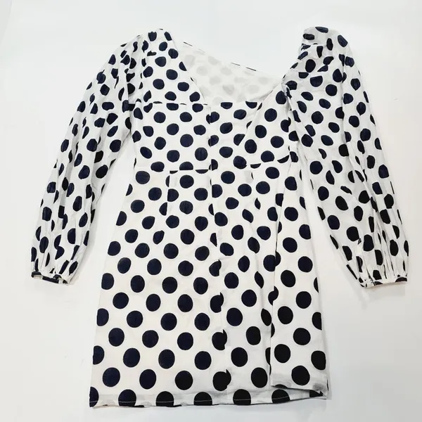 Lovers and Friends Andy Mini Dress in Black & White XS - Image 14