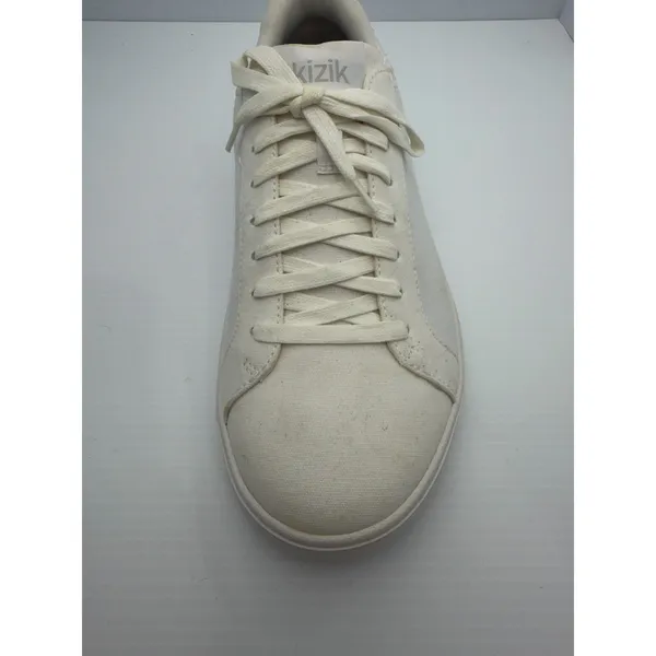 Kizik Irvine Hands Free Canvas Sneaker Ivory White Men 9.5 Women 11 SINGLE SHOE - Image 2