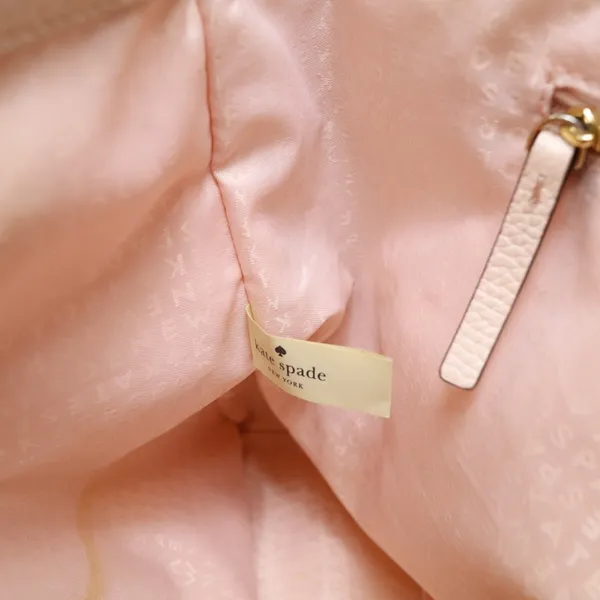 Kate Spade Jenner MacCall Cow Light Pink Leather Shoulder Tote‎ Bag - Image 8