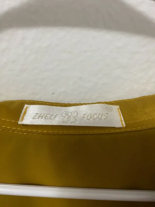 Zheli focus blouse Yellow Size M - Image 2