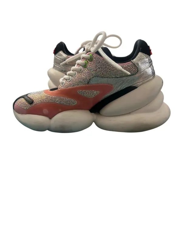 CLJD Rhinestone Platform Sneakers - Pastel Pink - Marked EU 36 - Image 5
