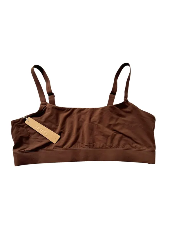 NWT Skims Fits Everybody Scoop Neck Bra Cocoa Size 2X - Image 5