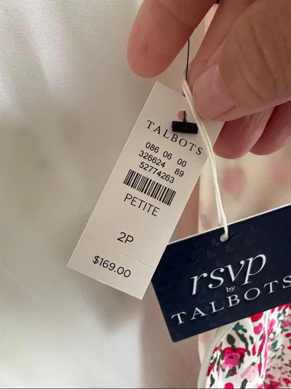 NWT Talbots RSVP Collection Rose Garden Fit & Flare Dress 2 Petite Retail $169 - Image 11